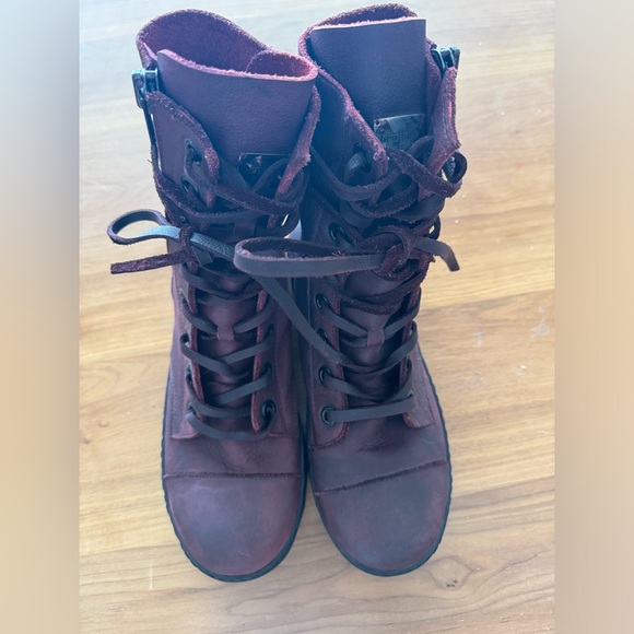 BLAMO Heathen Men’s 9 soft leather high tops zip tire soles handmade Indonesia - Picture 7 of 7